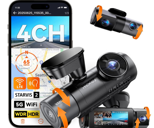 Vantrue n5s dashcam canali - 4,