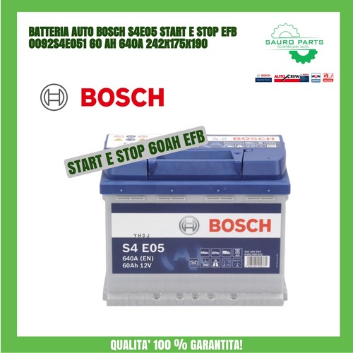Batteria auto bosch - batteria, s4e05
